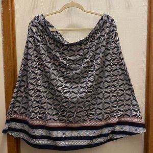 Cato Patterned Knee Length Skirt